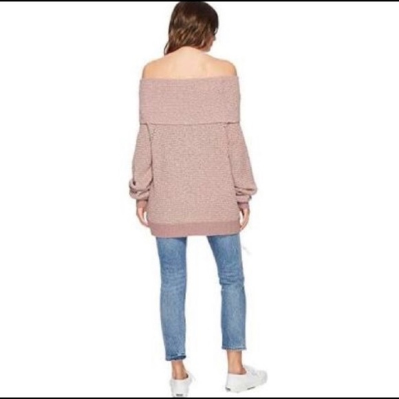 Free People By Your Side Sweater in Mauve - Picture 4 of 13